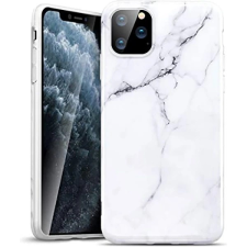 Devia Marble iPhone 11 Pro (5,8&quot;) fehér márvány mintás hátlap tok tok és táska