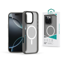 Devia Pino Series Magnetic ütésálló tok - Apple iPhone 16 Pro - szürke tok és táska