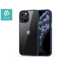 Devia Shark iPhone 12 Pro Max ütésálló hátlap kék/átlátszó (ST344138) (ST344138) tok és táska