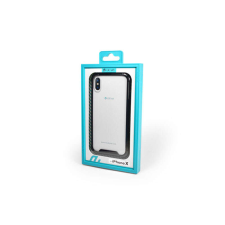 Devia Shockoroof iPhone X/XS Átlátszó Plexi Tok Fekete TPU Szélekkel tok és táska