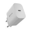 Devia SMART hálózati töltő Type-C aljzat (30W, GaN, PD gyorstöltő) FEHÉR