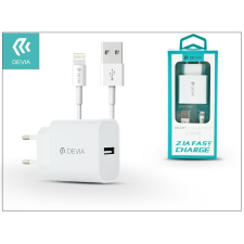 Devia ST300363 Smart 2.1A univerzális hálózati töltő fehér (ST300363) mobiltelefon kellék