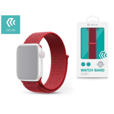 Devia ST326271 Apple Watch piros sport óraszíj okosóra kellék