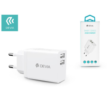 Devia ST329593 Devia Smart 2xUSB kimenettel hálózati töltő (ST329593) mobiltelefon kellék