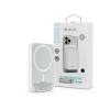 Devia Univerzális hordozható akkumulátor töltő - Devia Kintone Series V2 PD20W Magnet Wireless Charging Power Bank - Lightning + Type-C - 5000 mAh - fehér (ST362606)
