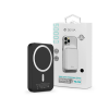 Devia Univerzális hordozható akkumulátor töltő - Devia Kintone Series V2 PD20W Magnet Wireless Charging Power Bank - Lightning + Type-C - 5000 mAh - fekete