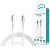 Devia USB Type-C - Lightning adat- és töltőkábel 1,5 m-es vezetékkel - Devia    Gracious Series Type-C - Lightning PD Cable - 5V/3A - white (ST379307)