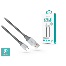 Devia USB - USB Type-C adat- és töltőkábel 1 m-es vezetékkel - Devia Gracious USB Type-C Cable Fast Charge - 5V/2.4A - silver mobiltelefon kellék