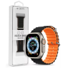 Devia Watch 42/44/45/49mm Deluxe Series Sport6 szilikon sport szíj fekete-narancssárga