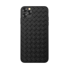 Devia Woven iPhone 11 Pro (5,8&quot;) fekete szilikon hátlap tok tok és táska