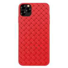 Devia Woven iPhone 11 Pro Max (6,5&quot;) piros szilikon hátlap tok tok és táska