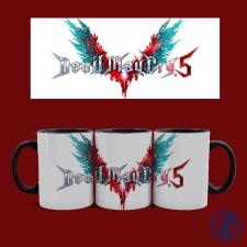 Devil May Cry 5 bögre (Fekete) ajándéktárgy