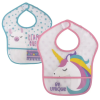 Devron Baby Care 2Darab-os előke, tépőzáros - Girl