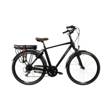 Devron Városi elektromos kerékpár Devron 28221 28" fekete 21" (180-195 cm) elektromos kerékpár