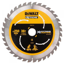 Dewalt XR FlexVolt Körfűrészlap 250mm x 30mm 36T (DT99572-QZ) fűrészlap