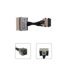  DF23M gyári új DC tápcsatlakozó + kábel laptop alkatrész