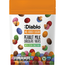 DIABLO Cukormentes Mogyorós Tejcsokoládé Drazsé - 40g csokoládé és édesség