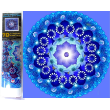 diamantfestés éjféli mandala 7D 30x30 cm kreatív és készségfejlesztő
