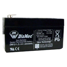 DIAMEC DM12-1.3 akkumulátor biztonságtechnikai rendszerekhez és elektromos játékokhoz biztonságtechnikai eszköz