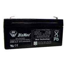 DIAMEC zselés akkumulátor 6V 3,3Ah DM6-3.3 autó akkumulátor