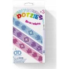 Diamond Dotz Dotzies karkötőkészítő készlet - Szívecskék (018-DTZ11006) kreatív és készségfejlesztő