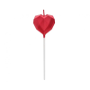  Diamond Heart Red, Szív tortagyertya, gyertya