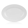  DIAMOND LINE ovális kerámia tányér, 34,5 x 24,2 cm, fehér 60322123