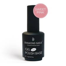 Diamond Nails Gél Lakk - Rubber Base - Sweet Pink 15ml lakk zselé