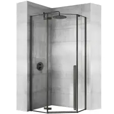  DIAMOND Zuhanykabin - Sarok - 90x90 cm kád, zuhanykabin