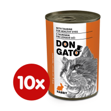 Dibaq DON GATO konzerv macskáknak nyúlhús 10x415 g macskaeledel