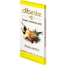  Dibette ananász ízű krémmel töltött étcsokoládé fruktózzal 80 g csokoládé és édesség