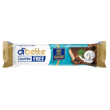  Dibette Nas szelet kókuszos krémmel töltött csokibevonatos ostya édesítőszerekkel 26g diabetikus termék
