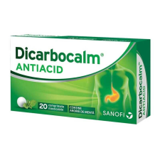 Dicarbocalm savlekötő, 20 db rágótabletta, Sanofi gyógyhatású készítmény