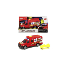Dickie City Ambulance játék mentőautó - 18 cm (3713013) autópálya és játékautó