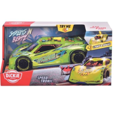 Dickie Speed Tronic versenyautó fénnyel és hanggal 20 cm (D03763009) (D203763009) autópálya és játékautó