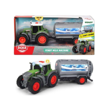 Dickie Toys Dickie: Fendt tejszállító traktor - Fény- és hanghatásokkal autópálya és játékautó