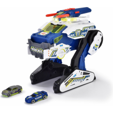 Dickie Toys Dickie Police Bot átalakítható jármű - Kék/fehér autópálya és játékautó
