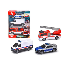 Dickie Toys SOS mentőjármű készlet (3 darabos) autópálya és játékautó