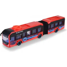 Dickie Toys - Városi csuklós busz nyitható ajtókkal 40cm autópálya és játékautó
