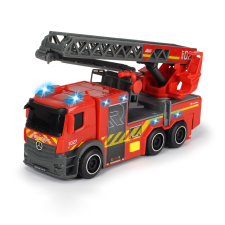 Dickie Toys Városi tűzoltó létrás teherautó - Piros autópálya és játékautó