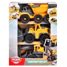 Dickie : Volvo munkagépek játékszett - 3 db-os autópálya és játékautó