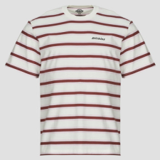 DICKIES Rövid ujjú pólók YORK STRIPE TEE SS EGRET Fehér EU S férfi póló