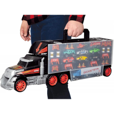 DICKIETOYS Kiskocsi tárolós kamion autópálya és játékautó