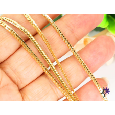  Didra -50 antiallergén lapos halszálkás nyaklánc-18K nyaklánc