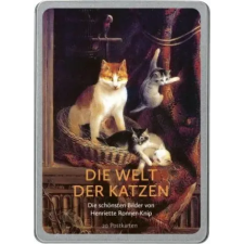  Die Welt der Katzen. 20 Postkarten – Henriette Ronner-Knip idegen nyelvű könyv