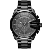 Diesel Mega Chief férfi karóra, 44mm, kronográf, WR100, fekete
