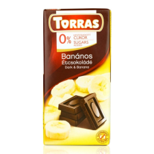  Diet Torras táblás banános étcsokoládé hozzáadott cukor nélkül - 75g csokoládé és édesség