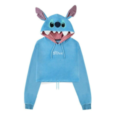 Difuzed Lilo & Stitch Cropped kapucnis pulóver Stitch L méret