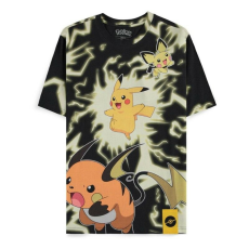 Difuzed Pokémon póló Mirage AOP Pikachu Lightning S-es méretű