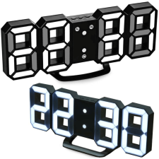 Digitális LED ébresztőóra - Fehér ébresztőóra